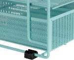 BLU MONACO Workspace Rose Gold Desk Organizers and Storage Accessories Desktop Rack File Organizer with File sorters and Drawer for Office Supplies, Paper, Device and Folder - Image 5